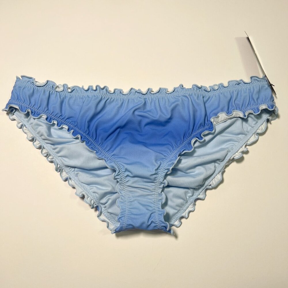 Victoria Secret 36D L Bombshell Push Up Bikini Top Bottom Set Pastel Blue Ombre - Picture 11 of 14